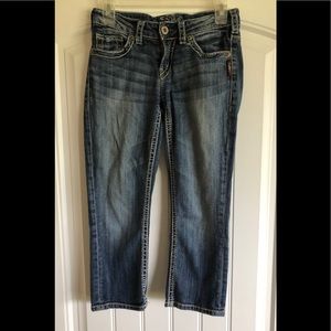 Silver Jeans Aikido Capri 26